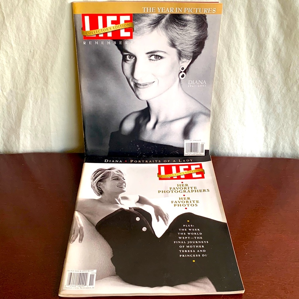 Princess Diana Life Magazine Collector's Edition November 1997 January 1998 Lot